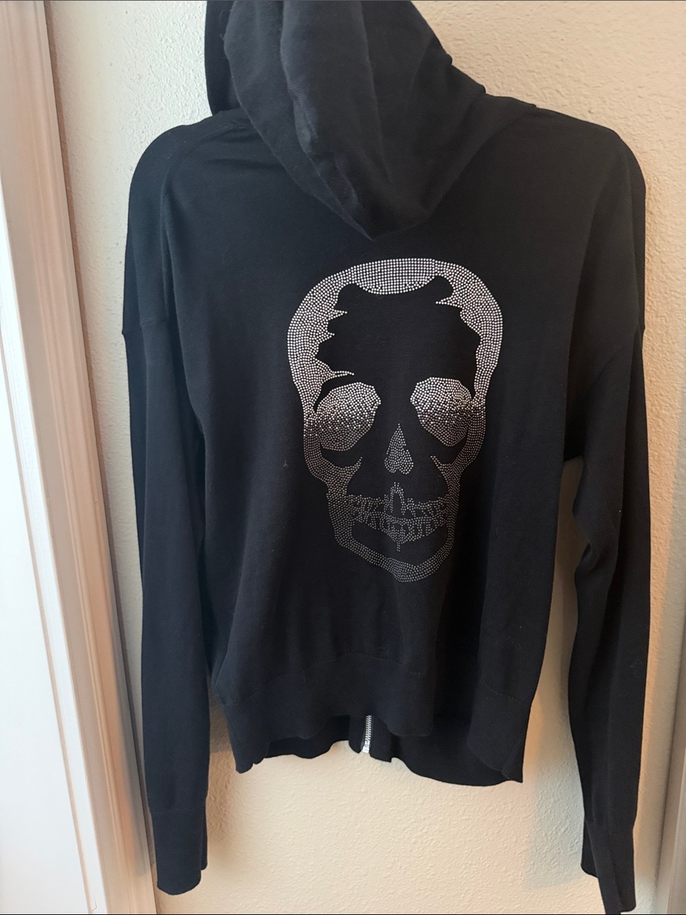 Zadig & Voltaire Black Hoodie with Silver Tag